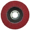 Weiler 4-1/2" Tiger Ceramic Abrasive Flap Disc, Conical (TY29), 40C, 7/8" 50101 - alternate 2